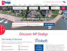 Tablet Screenshot of npdodge.com